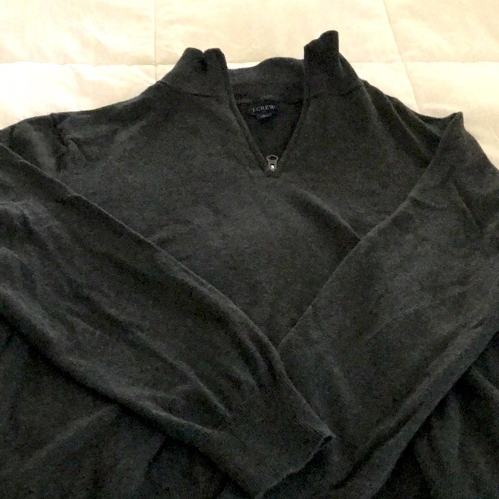 J Crew men’s half zip sweater
